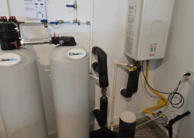 garage tankless water heater installation