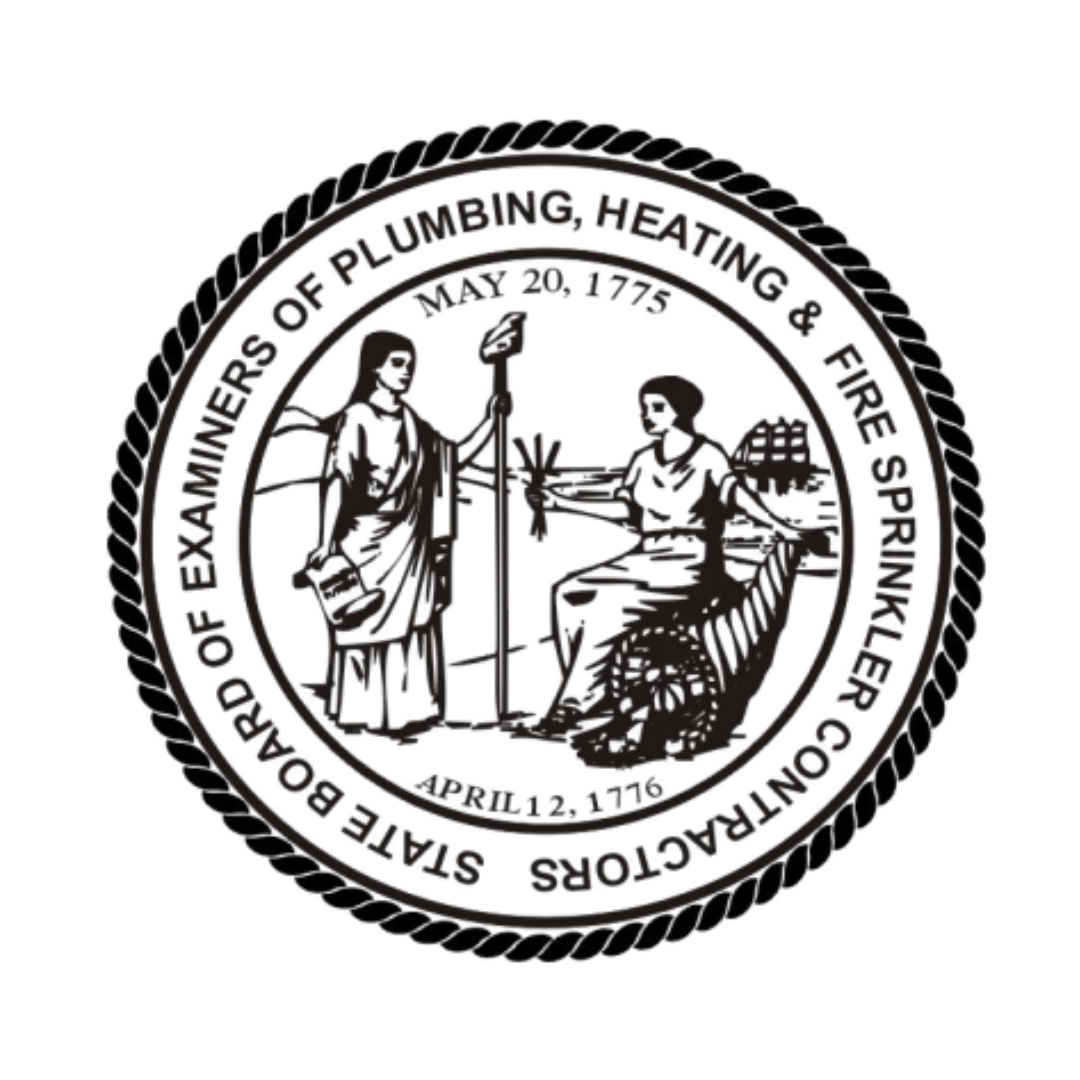 north carolina plumbers license seal