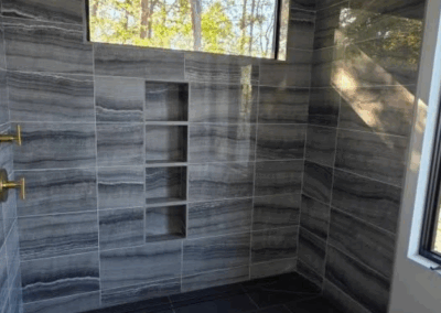 shower fixture installation