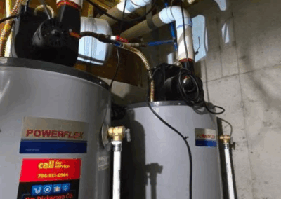 underground water tank installation